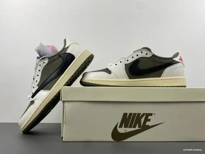 MEDIUM AIR OG TRAVIS 1 LOW JORDAN OLIVE X DM7866-200 SCOTT 0607